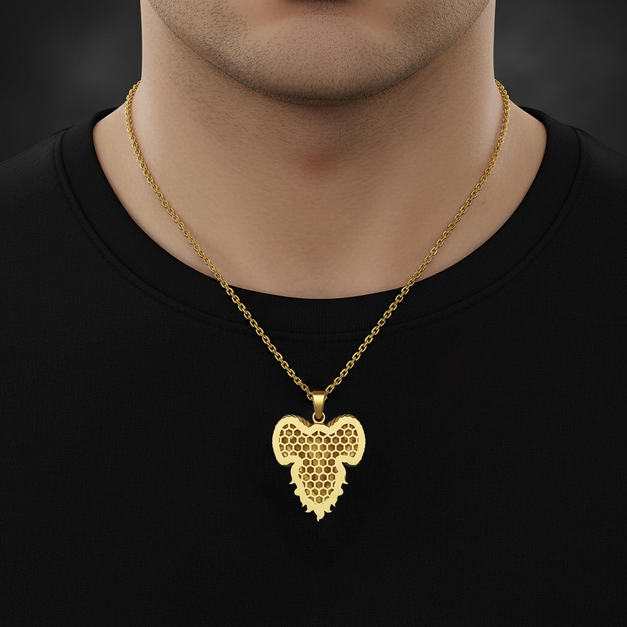 Gold Aries Pendant