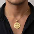 Load image into Gallery viewer, Gold Spartan Pendant - Engravable

