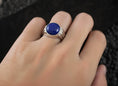 Load image into Gallery viewer, Vintage Gemstone Ring – 925 Silver Onyx, Tiger’s Eye & Lapis Lazuli Signet Ring, Bold Handmade Men’s Jewelry

