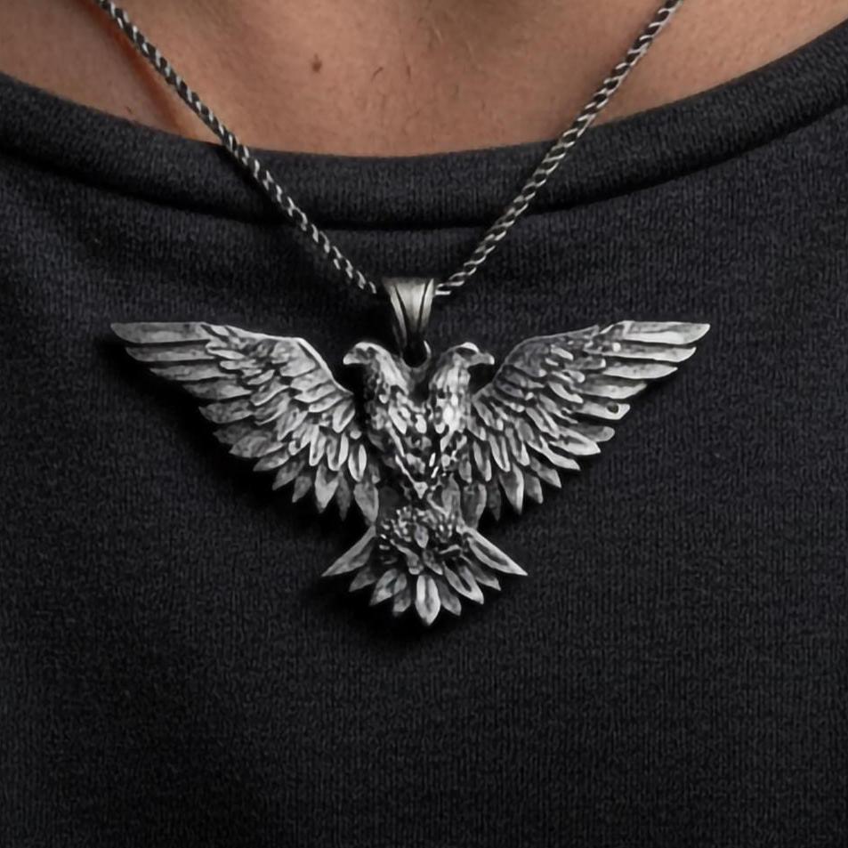 Two Headed Eagle Necklace