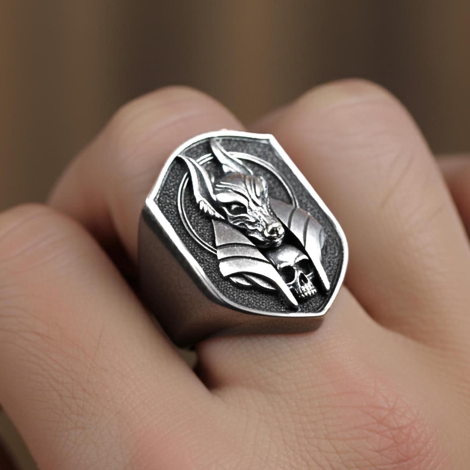 Egyptian God Sterling Silver Men Jewelry