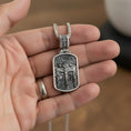 Load image into Gallery viewer, Crucifixion Pendant – 925 Sterling Silver Jesus on Cross Necklace, Christian Symbol of Faith and Redemption
