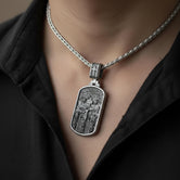 Crucifixion Pendant – 925 Sterling Silver Jesus on Cross Necklace, Christian Symbol of Faith and Redemption