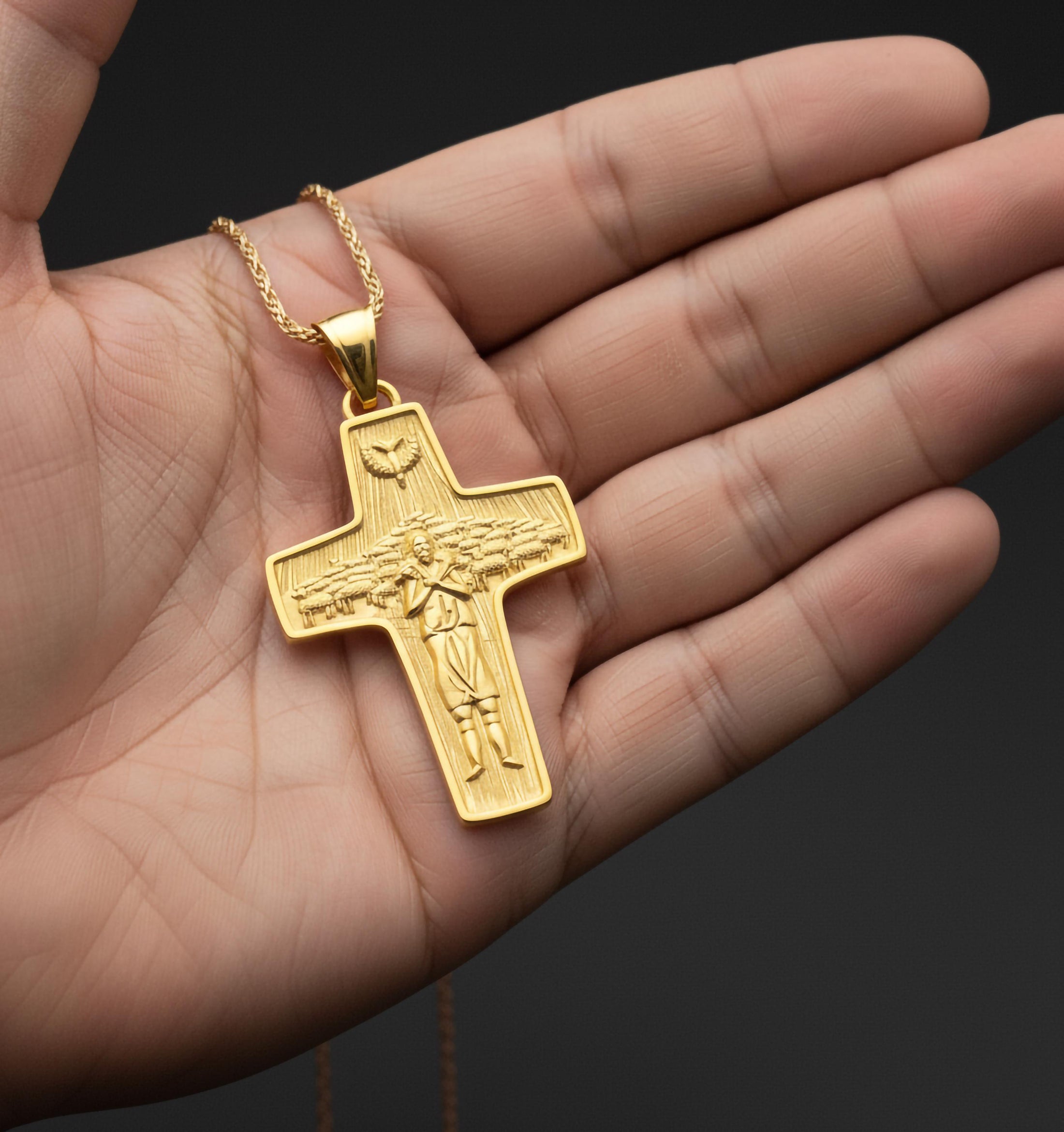 Pope Francis Good Shepherd Cross