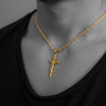 Load image into Gallery viewer, Crucifix Jesus Pendant – 925 Sterling Silver Cross Necklace, INRI Christian Jewelry, Catholic Faith Gift for Men

