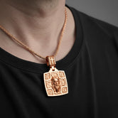 Jesus Christ IC XC NIKA Pendant – 925 Silver Orthodox Cross Necklace, Byzantine Christian Protection Jewelry