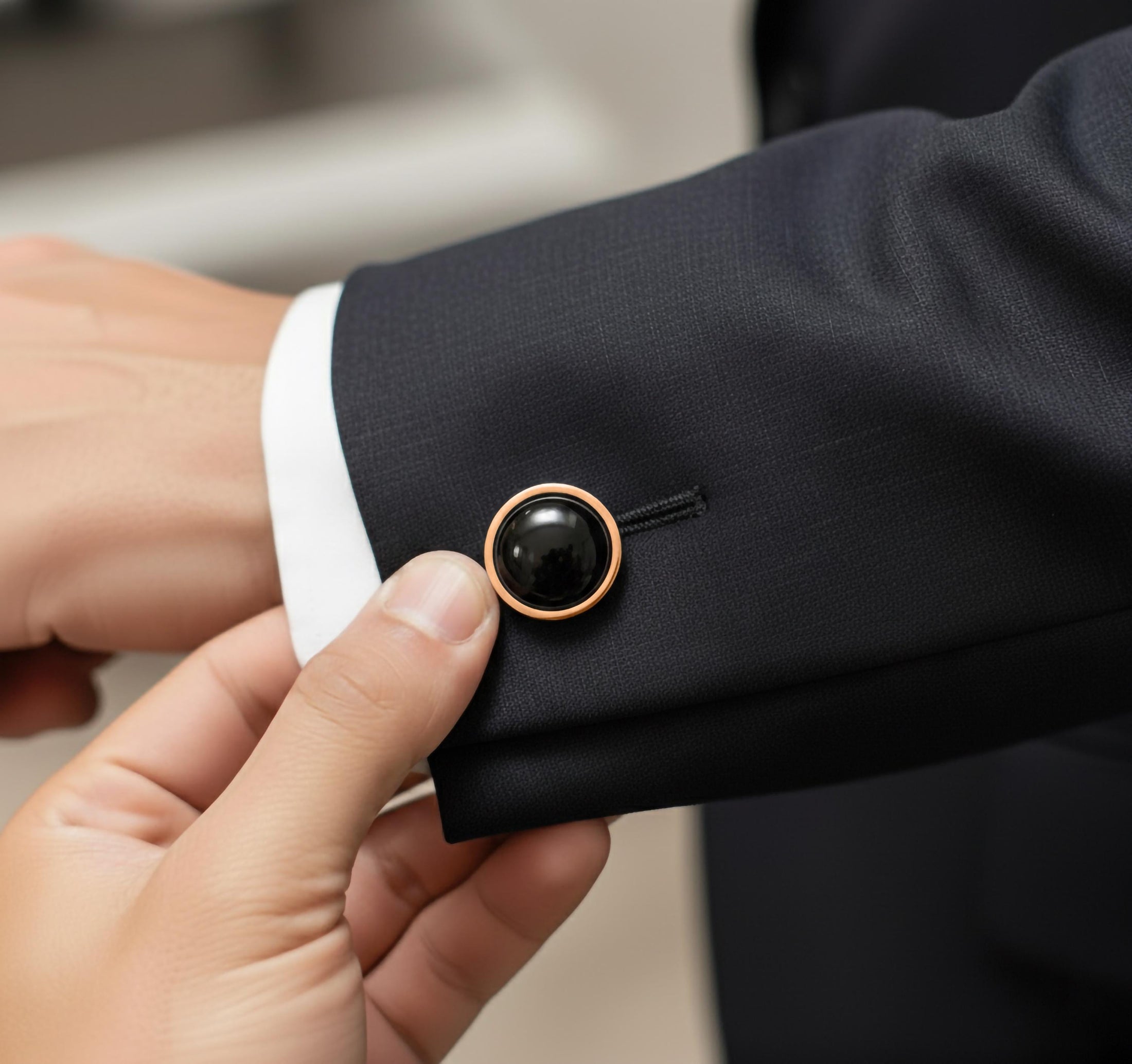 Onyx, Lapis & Tiger’s Eye Cufflinks – 925 Silver or Gold Plated Men’s, Luxury Gemstone Pair Gift for Him