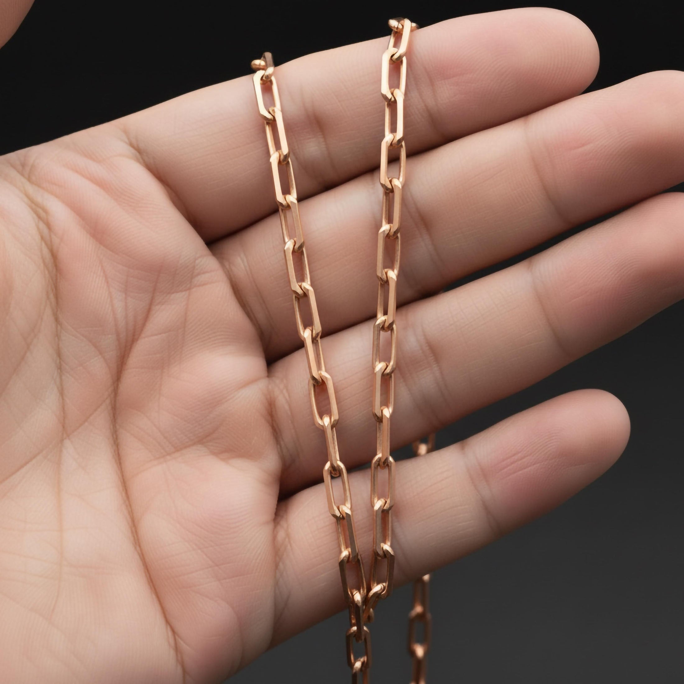 Silver Cable Link Chain