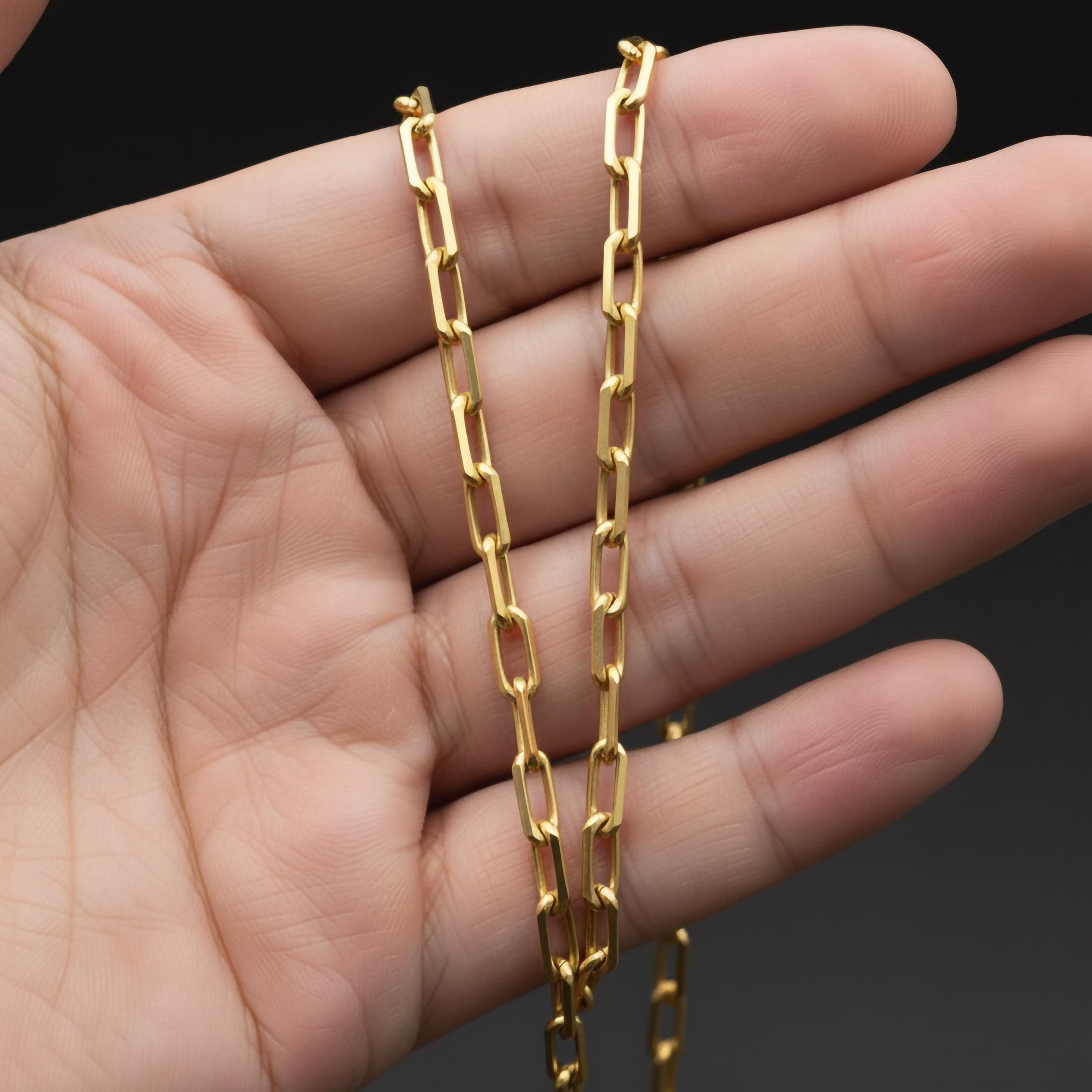 Silver Cable Link Chain