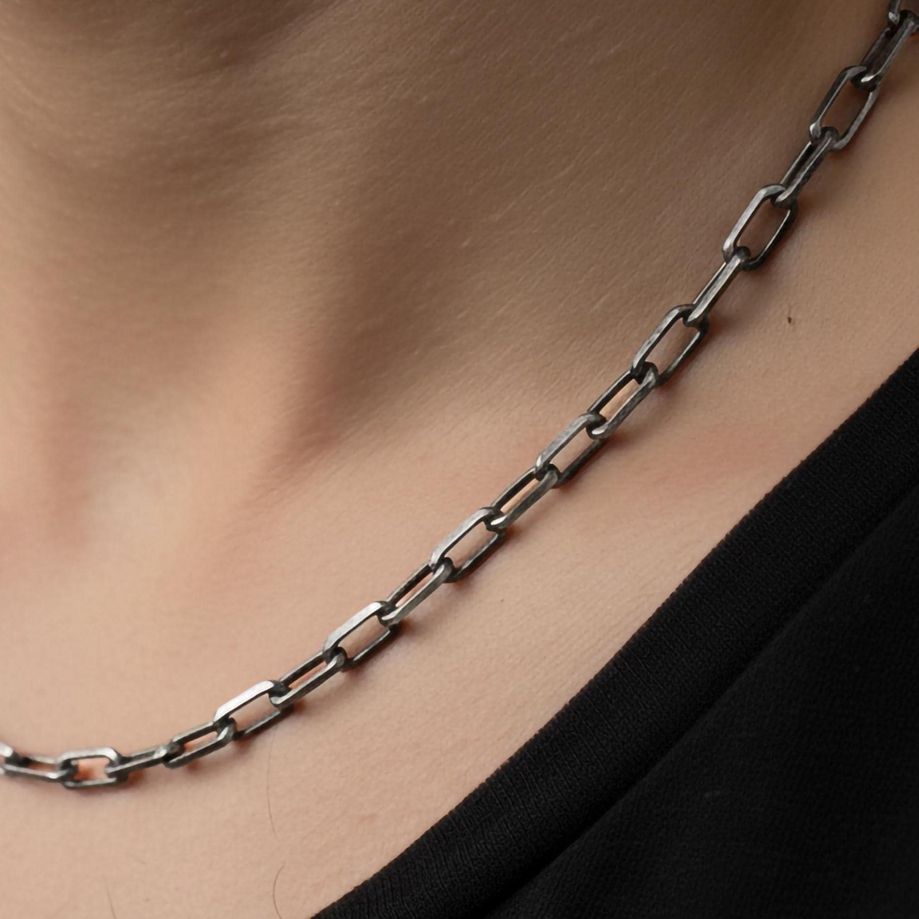 Silver Cable Link Chain