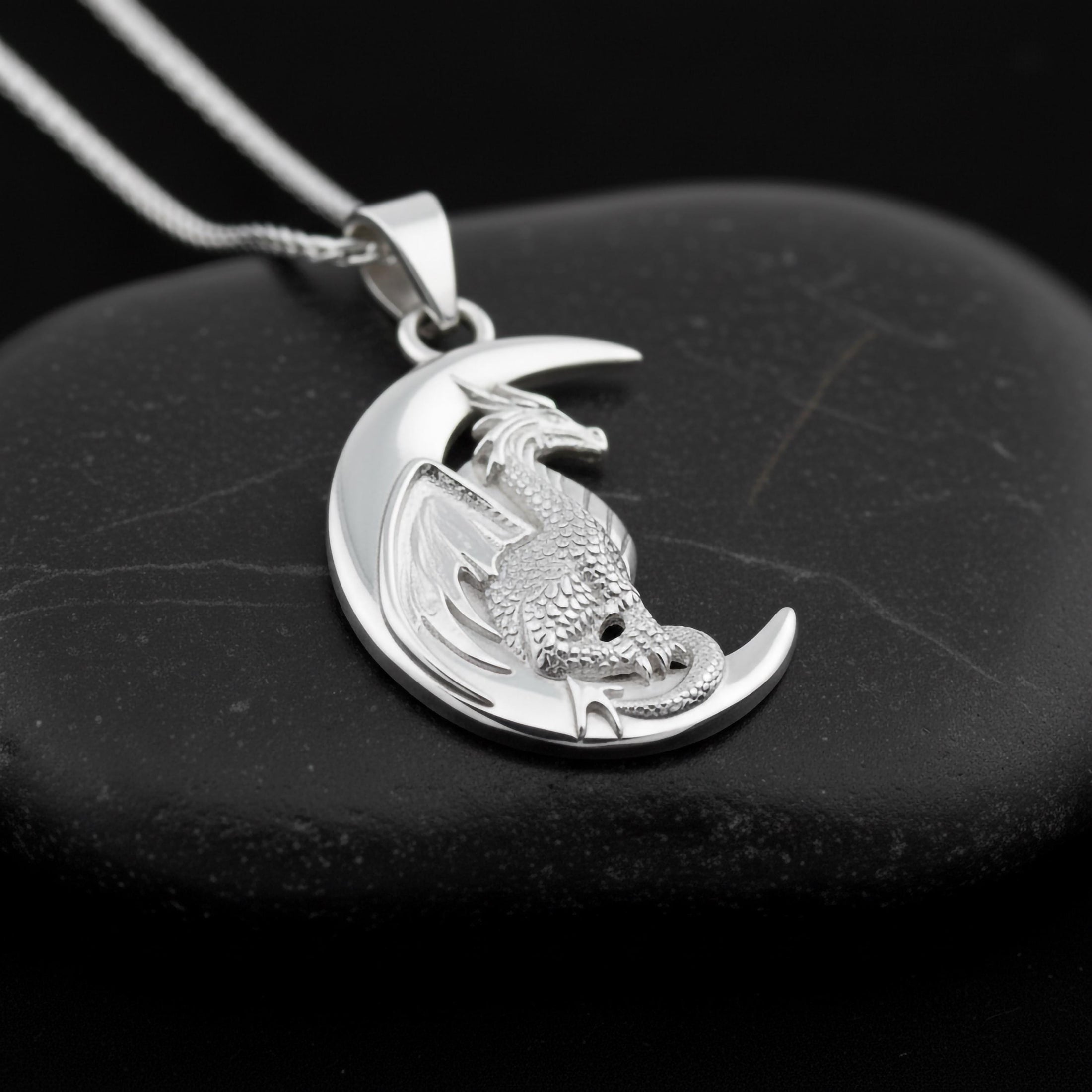 Moon Dragon Pendant