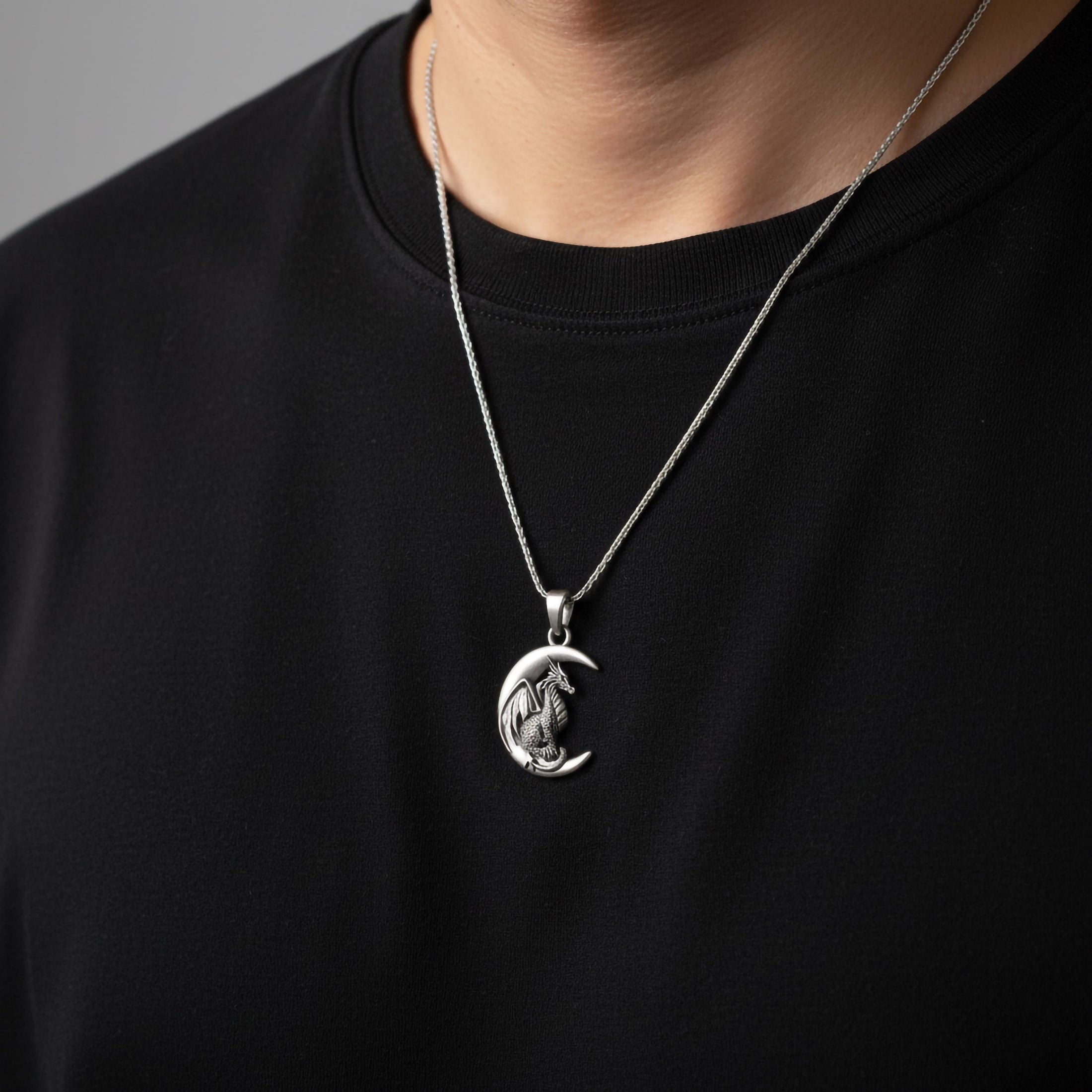 Moon Dragon Pendant