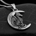 Load image into Gallery viewer, Moon Dragon Pendant
