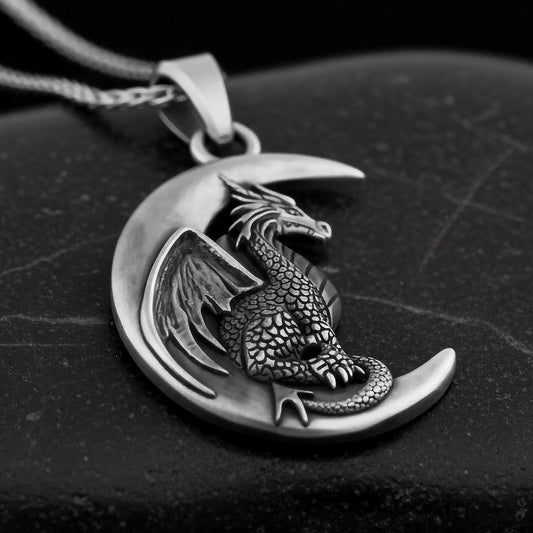 Moon Dragon Pendant