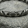 Load image into Gallery viewer, Heavy Celtic Knot Bracelet – Sterling Silver Men’s Celtic Chain Jewelry
