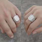 Saint Anastasia Ring – Sterling Silver Orthodox Icon Signet of St. Anastasia the Healer