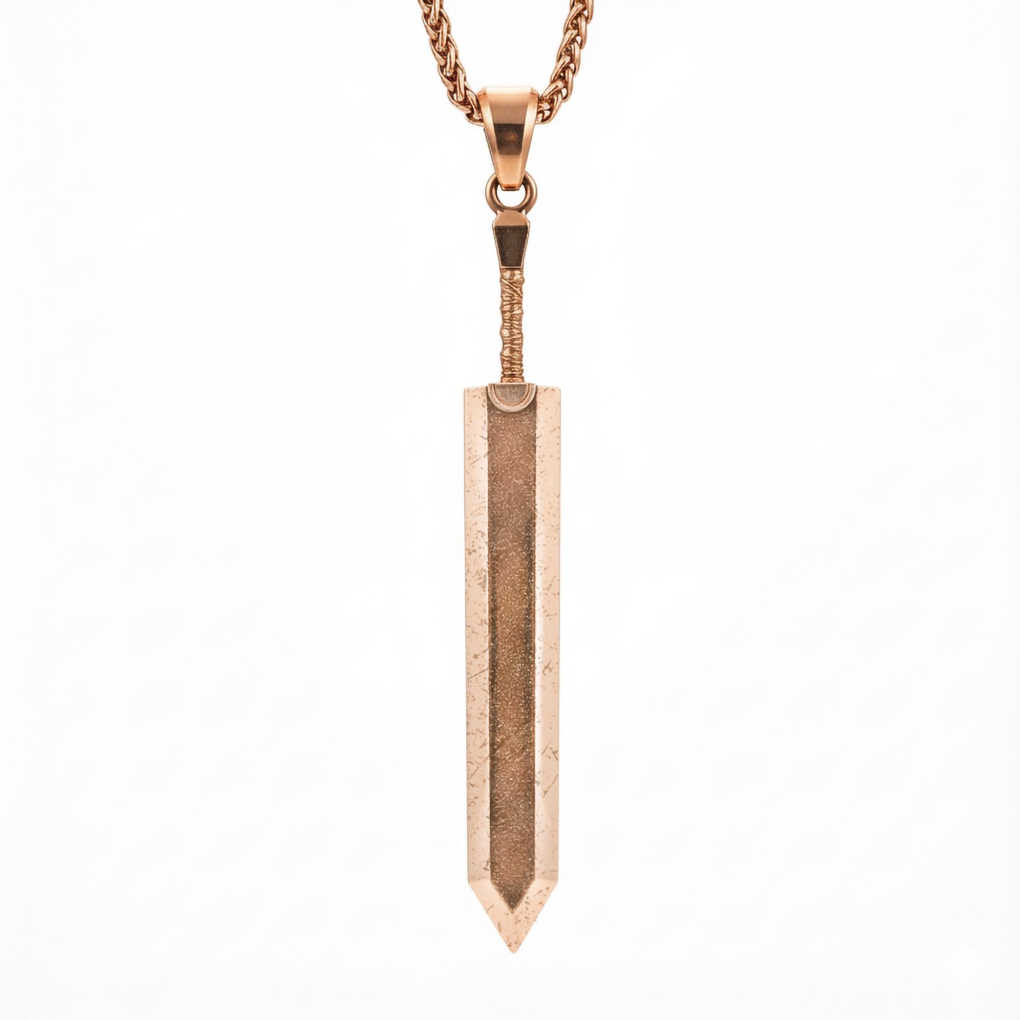 Berserk Guts Inspired Dragonslayer Sword Pendant – Sterling Silver Anime Necklace