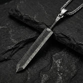 Berserk Guts Inspired Dragonslayer Sword Pendant – Sterling Silver Anime Necklace