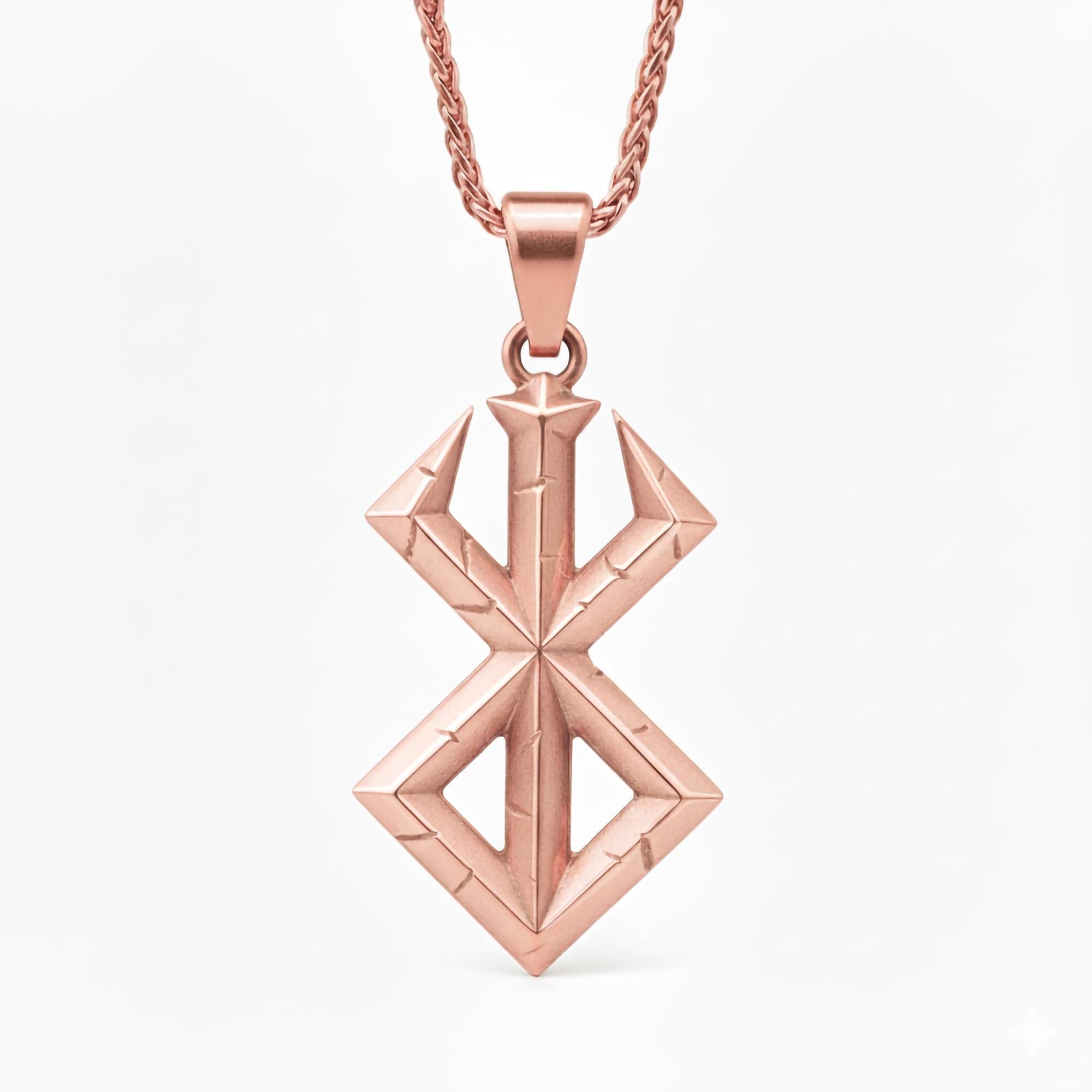 Berserk Inspired Brand of Sacrifice Pendant – Sterling Silver Anime Mark Necklace