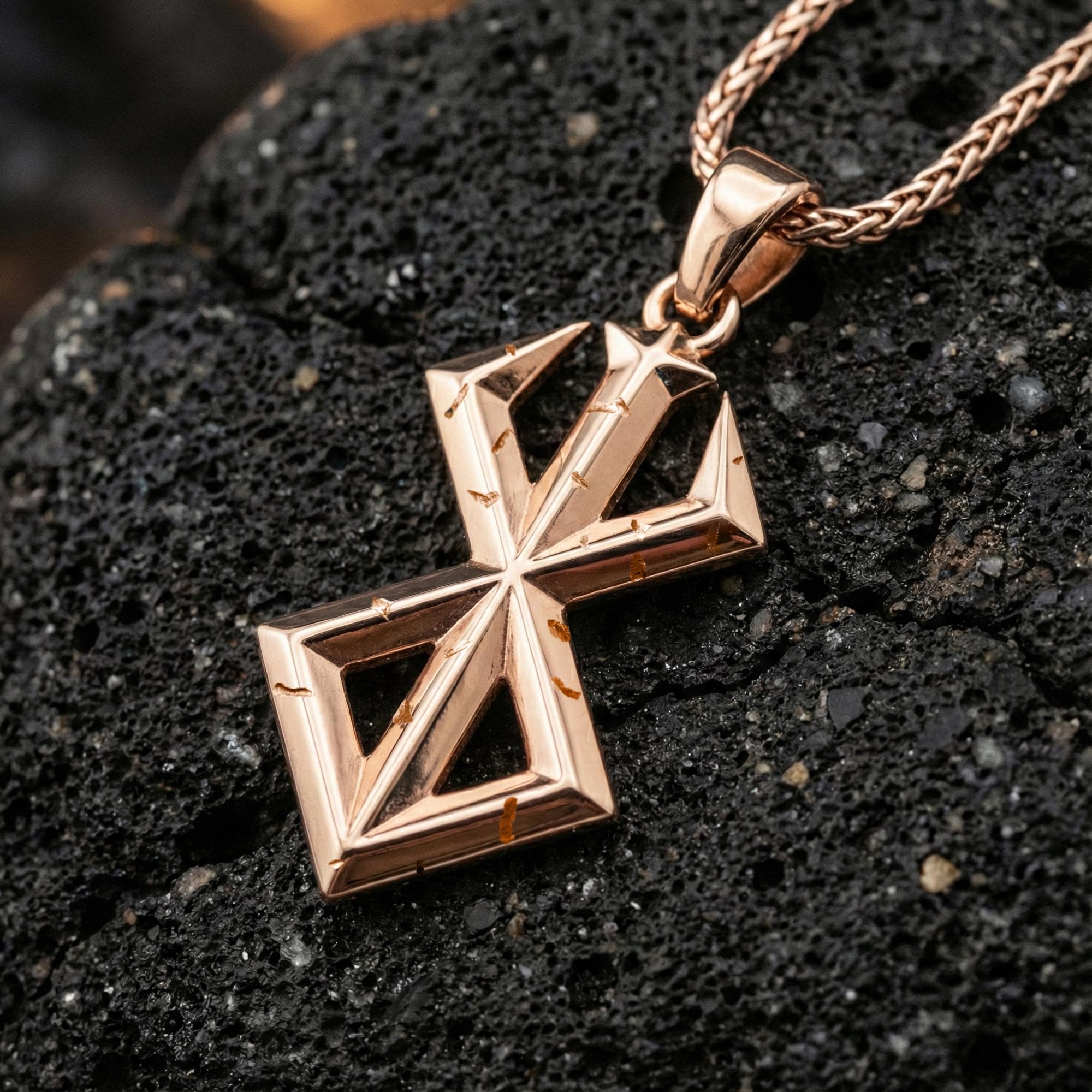 Berserk Inspired Brand of Sacrifice Pendant – Sterling Silver Anime Mark Necklace