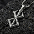 Bild in Galerie-Betrachter laden, Berserk Inspired Brand of Sacrifice Pendant – Sterling Silver Anime Mark Necklace
