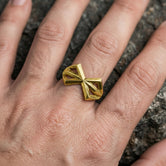 Silver Brand of Sacrifice Sigil Ring – Adjustable Dark Fantasy Band for Men, Gothic Jewelry Gift for him