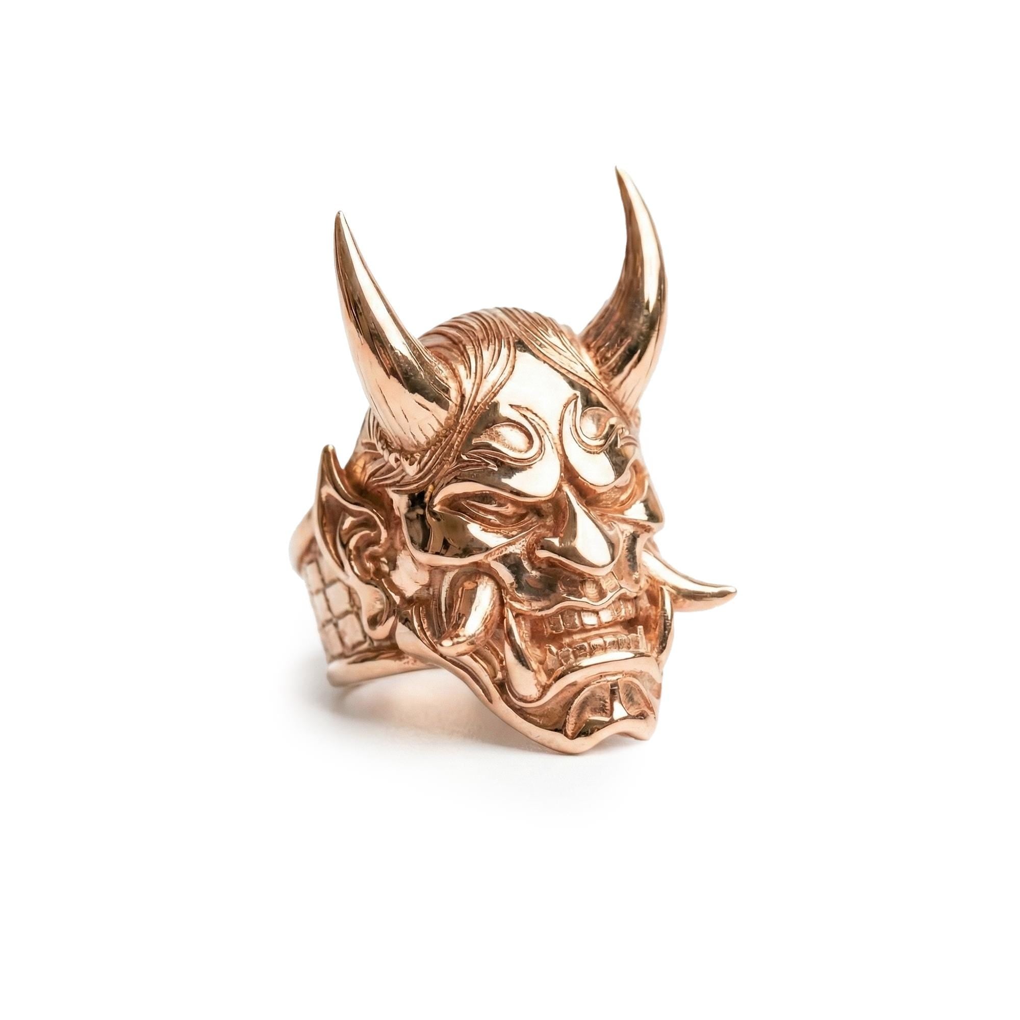 Oni Demon Mask Ring