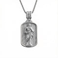 Load image into Gallery viewer, Saint Paul Pendant – Sterling Silver Dog Tag Style Engravable Christian Necklace
