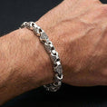 Load image into Gallery viewer, Heavy Celtic Knot Bracelet – Sterling Silver Men’s Celtic Chain Jewelry
