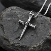 Crucifixion Nail Cross Pendant