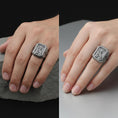 Load image into Gallery viewer, Orthodox Saint Anastasia Ring, Great Martyr Anastasia Signet Ring, Christian Men's Statement Jewelry, Unique Faith Gift
