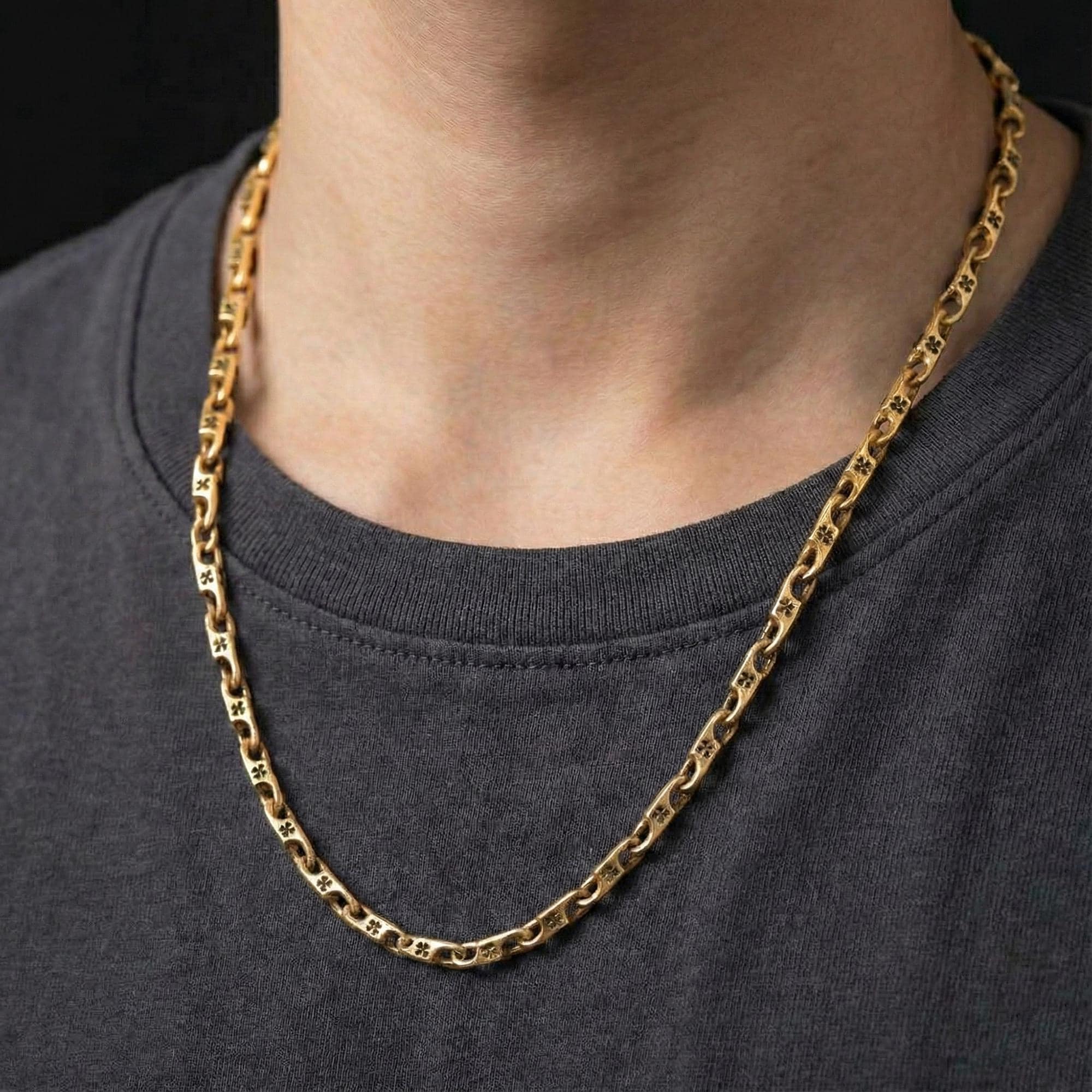 Four Leaf Clover Chain – Sterling Silver Lucky Charm Link Necklace