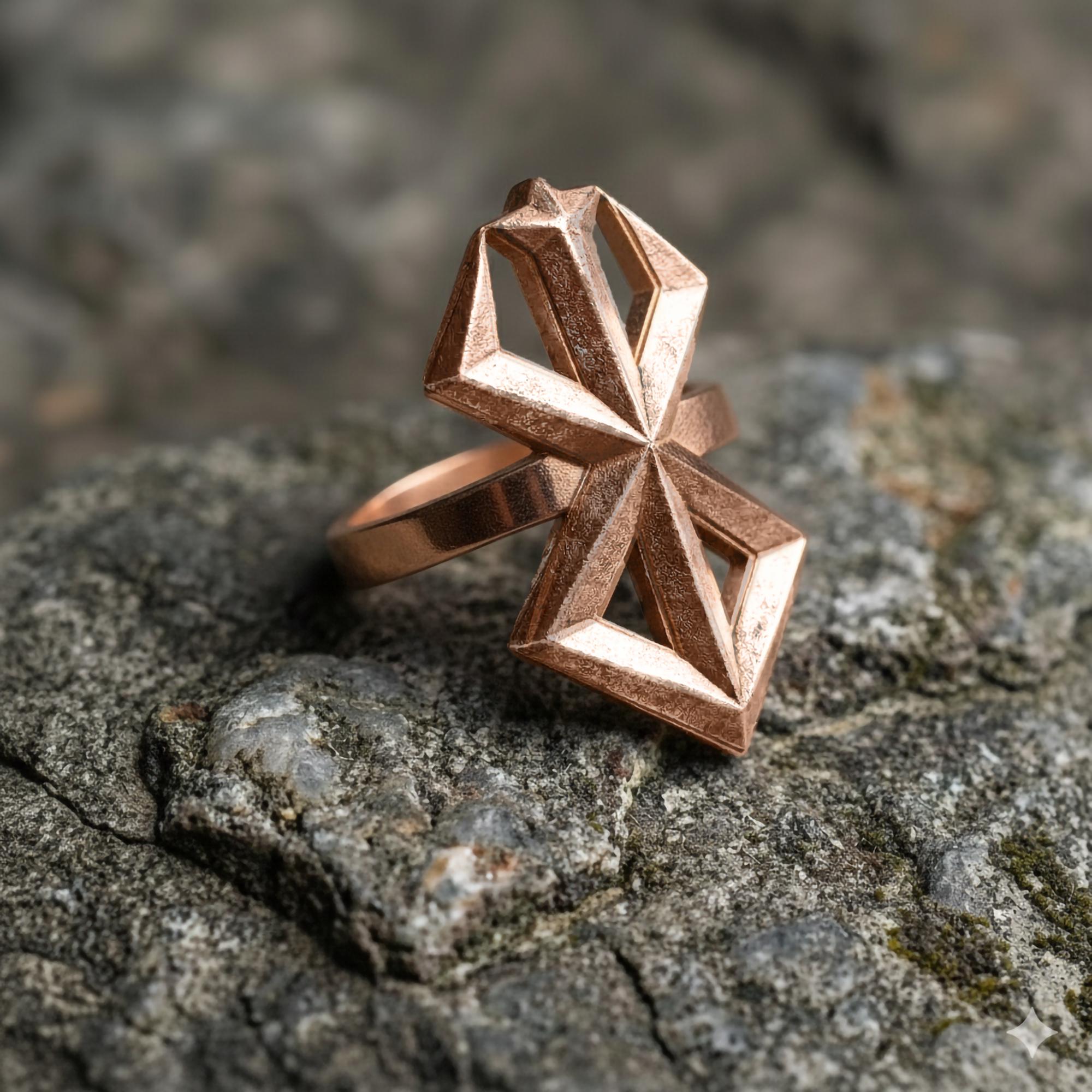 Brand of Sacrifice Ring – Silver Berserk Inspired Adjustable Men’s Gothic Dark Fantasy Jewelry Gift