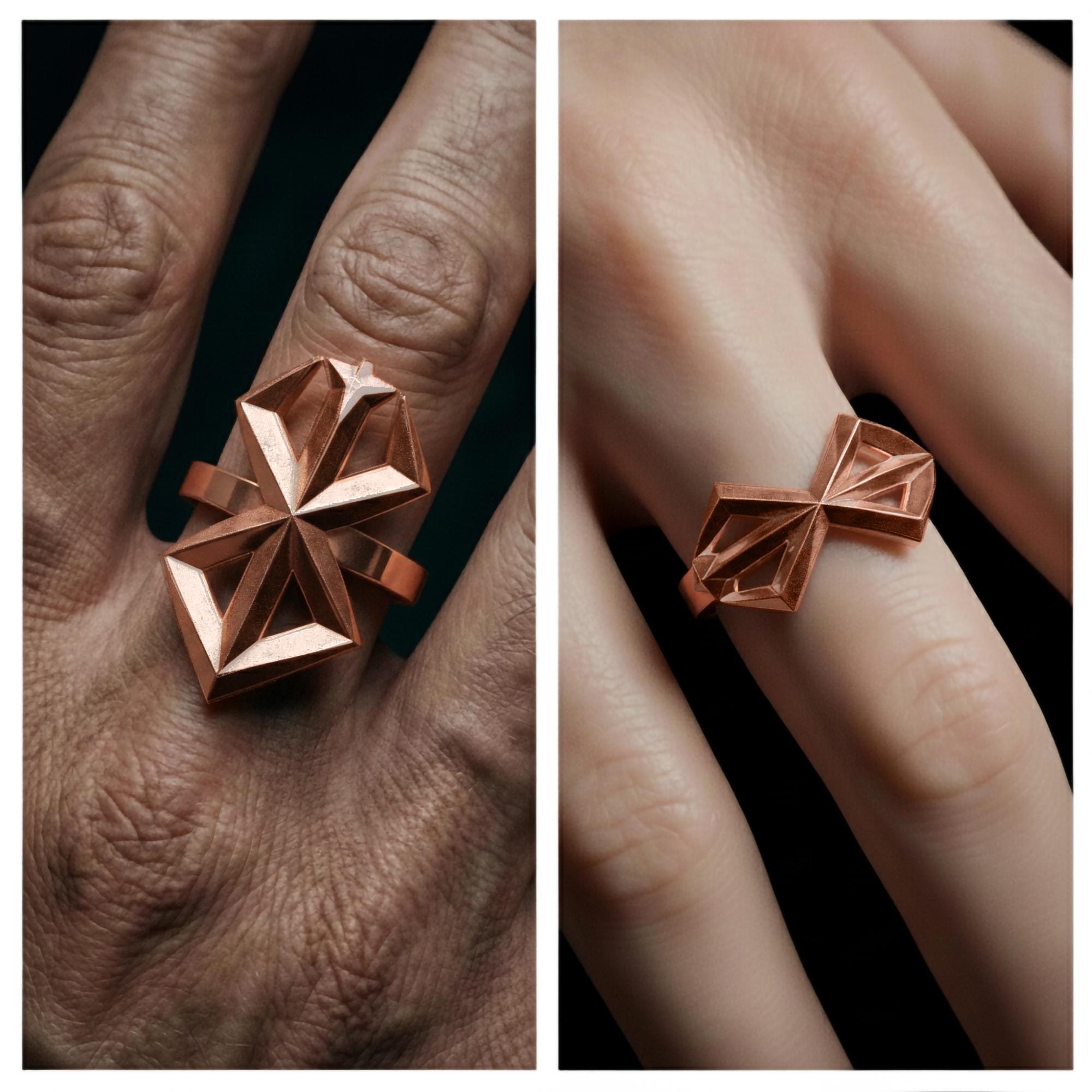 Silver Brand of Sacrifice Sigil Ring – Adjustable Dark Fantasy Band for Men, Gothic Jewelry Gift for him