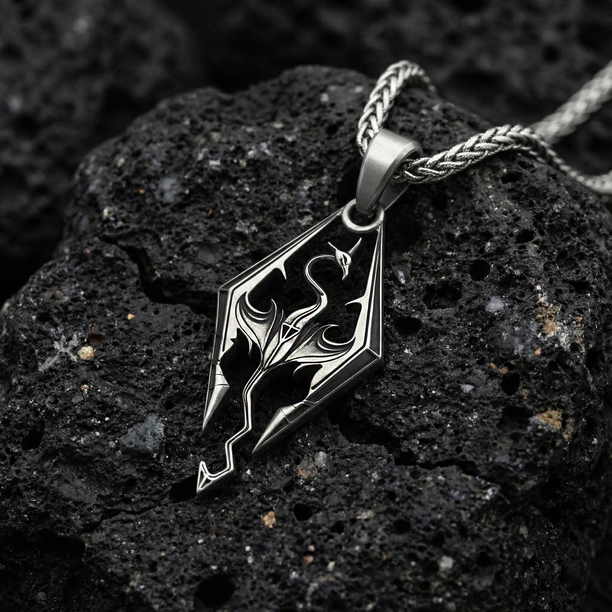 Skyrim Dragon Pendant
