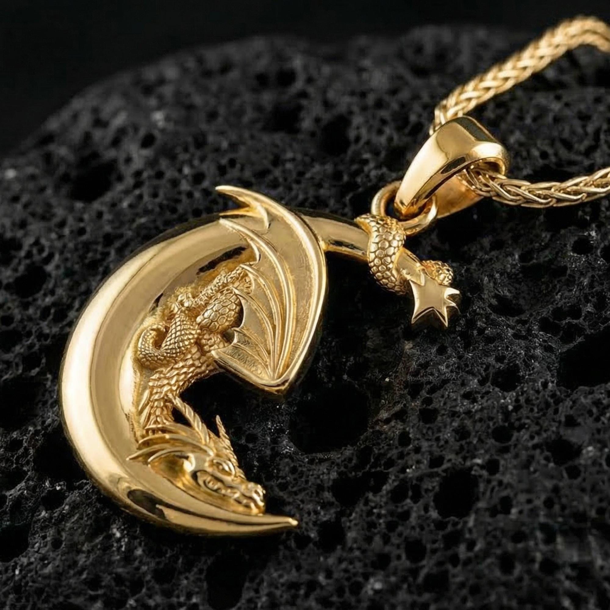 Sleeping Dragon Pendant