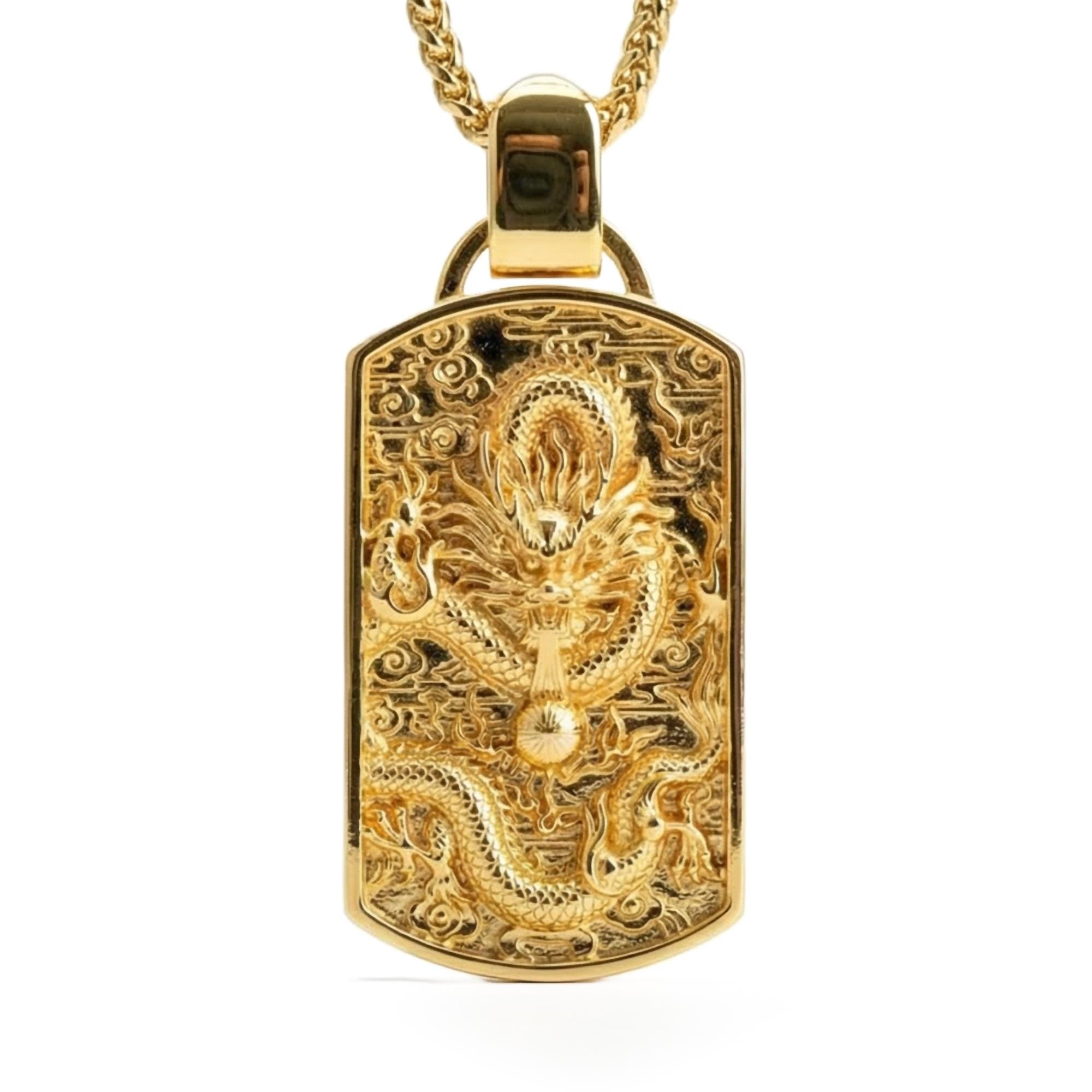 Chinese Serpent Pendant