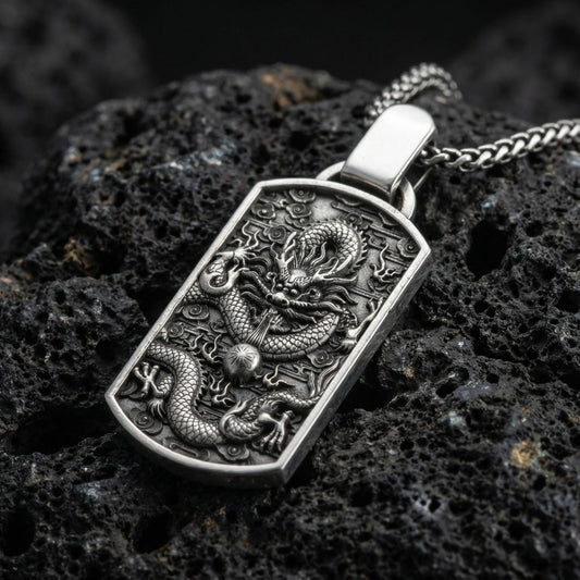 Chinese Serpent Pendant