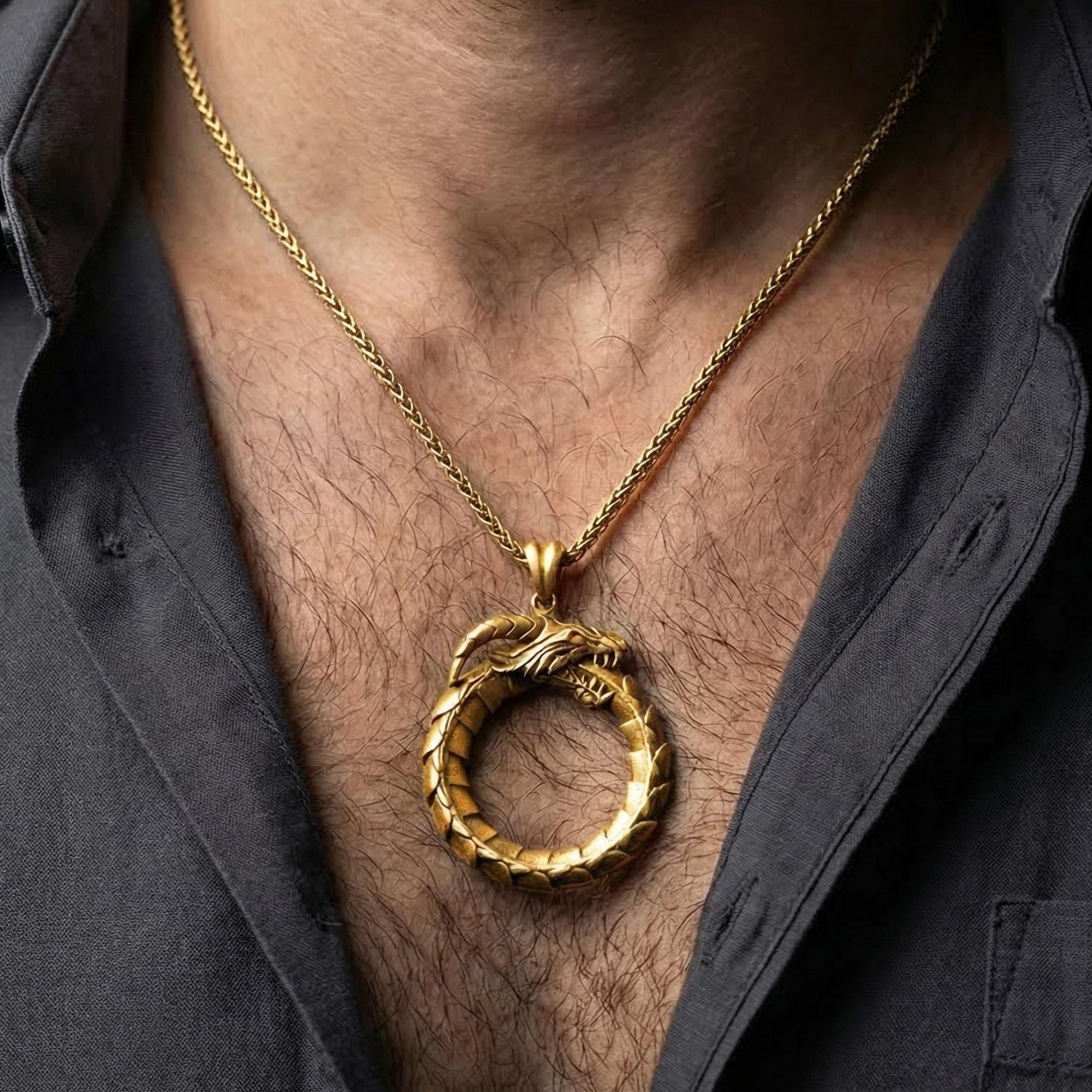 Gold plated finish – worn on model
