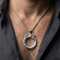 Load image into Gallery viewer, Polished silver finish – worn on model
