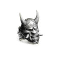 Load image into Gallery viewer, Oni Demon Mask Ring
