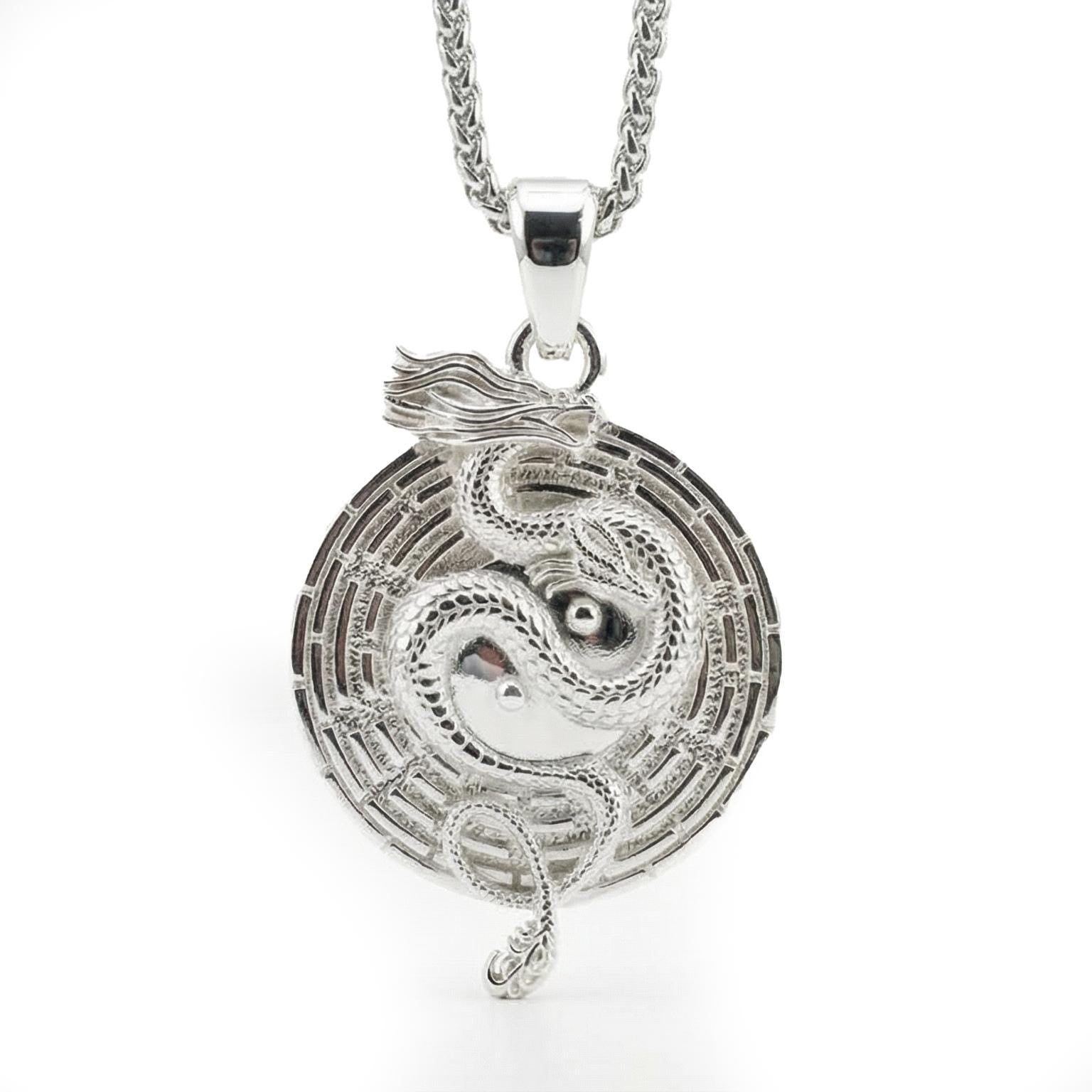 Yin Yang Dragon Pendant