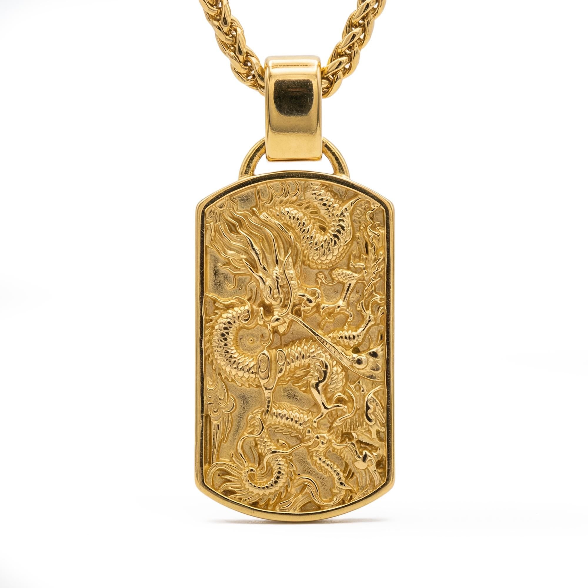 Chinese Serpent Dragon Pendant