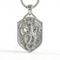 Load image into Gallery viewer, Dragon Shield Pendant
