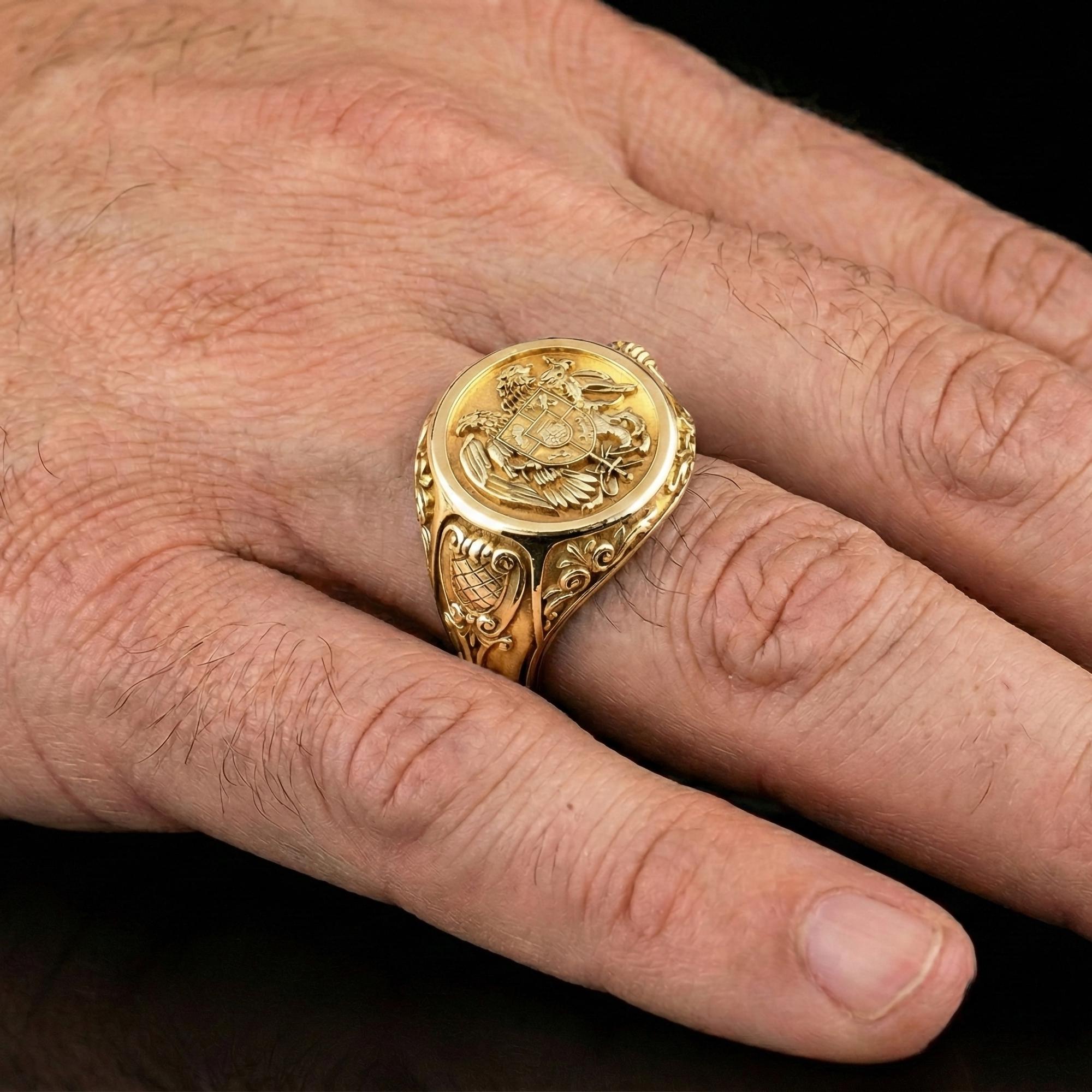 Armenian Coat of Arms Ring