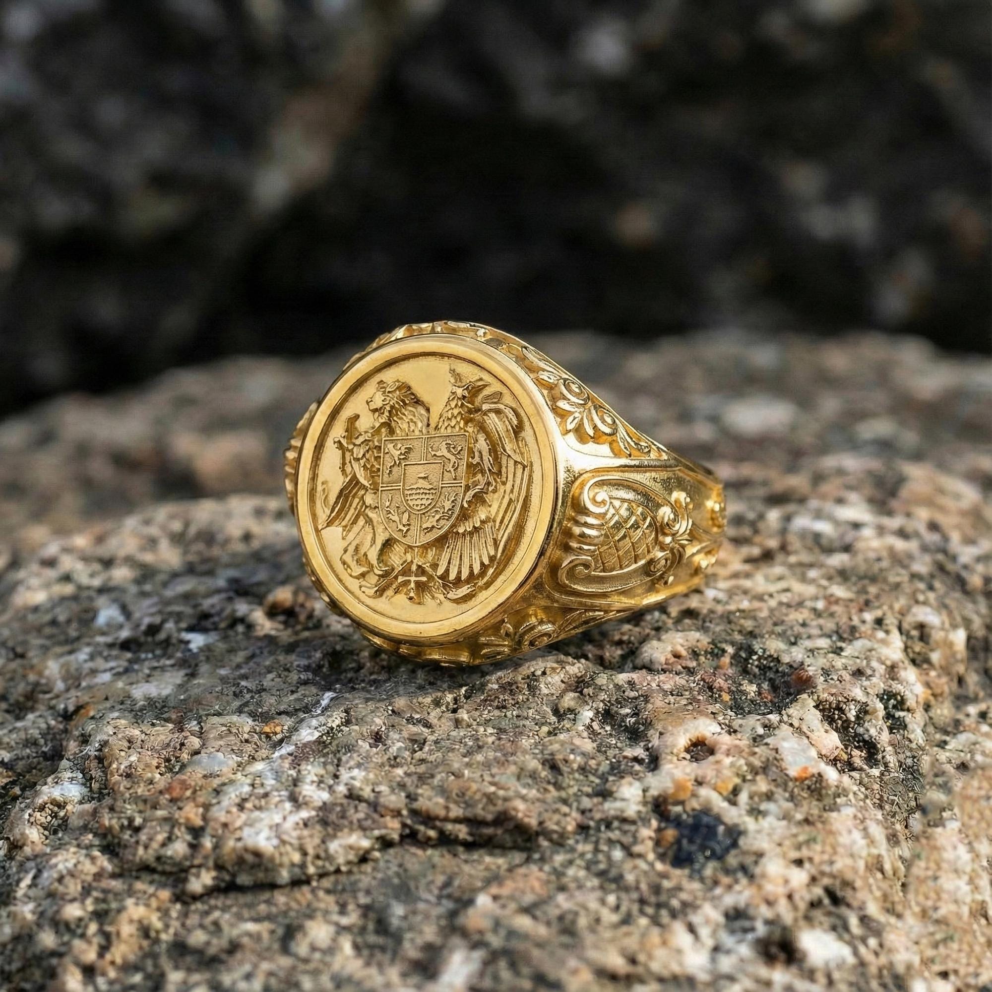 Armenian Coat of Arms Ring