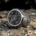 Load image into Gallery viewer, Armenian Coat of Arms Ring
