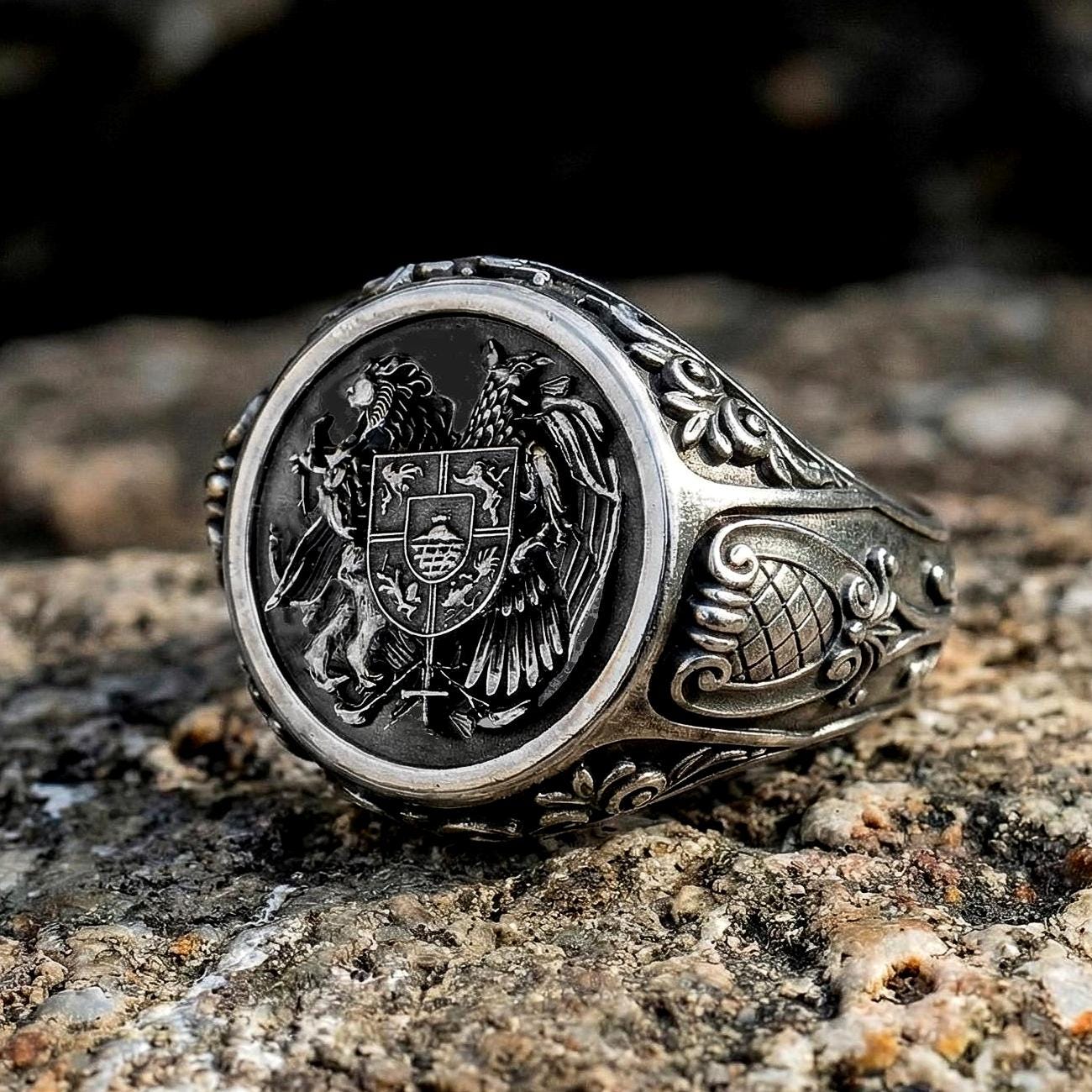 Armenian Coat of Arms Ring
