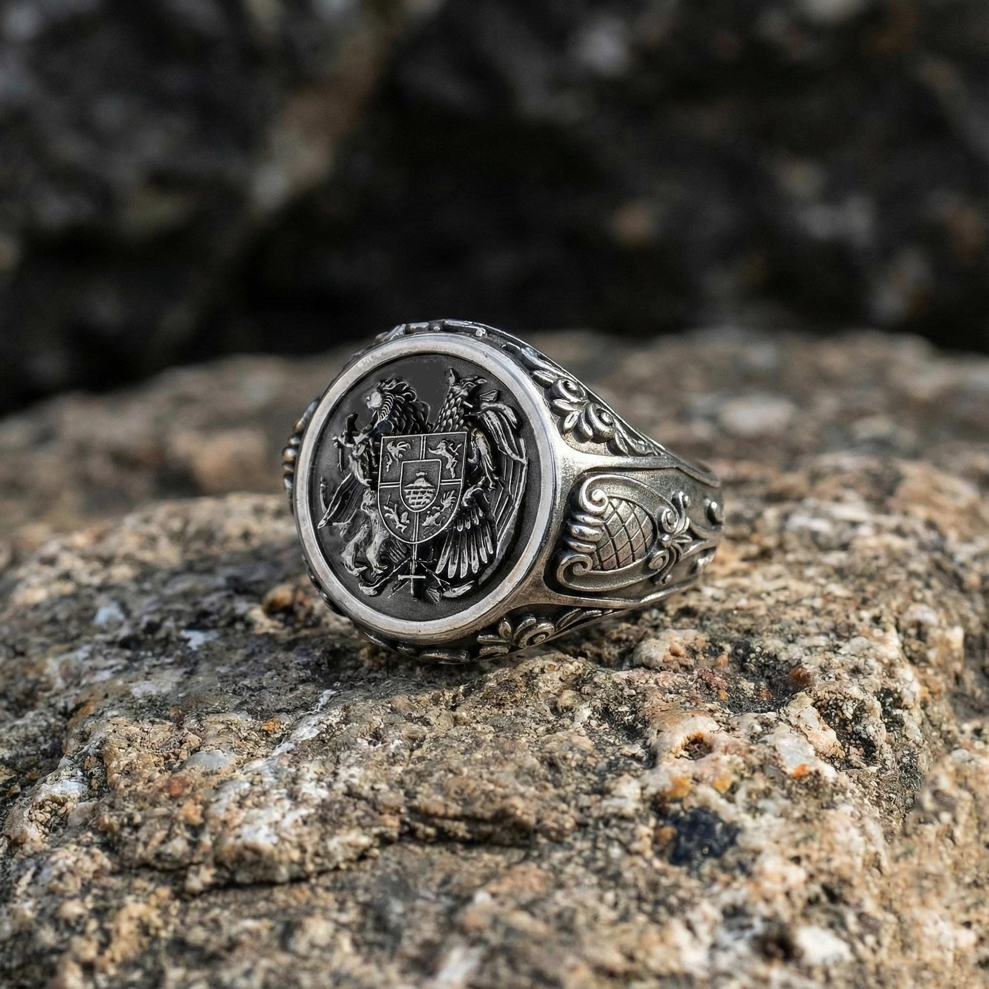 Armenian Coat of Arms Ring