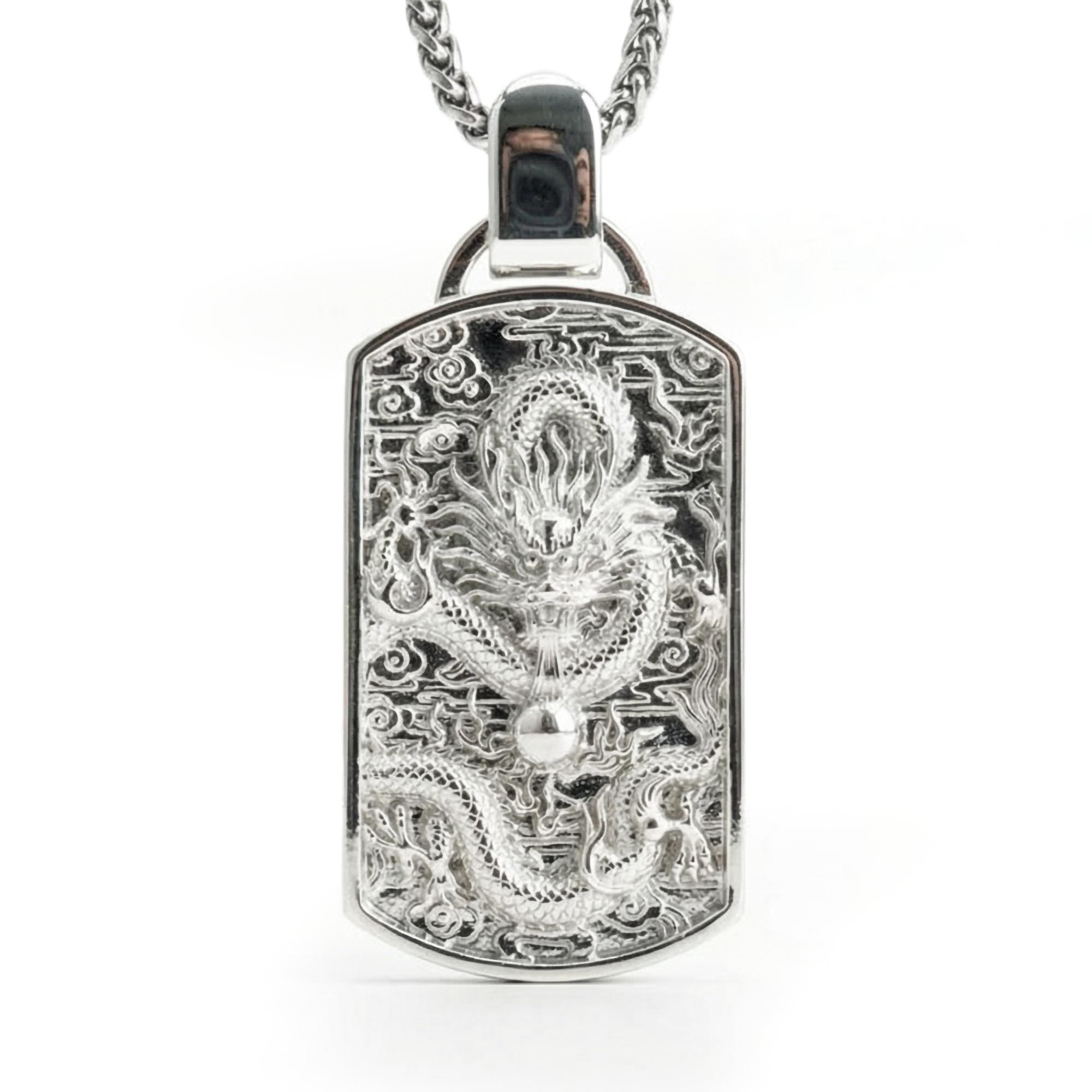 Chinese Serpent Pendant